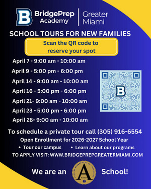 ⭐School Tours for New Families /  ⭐Visitas Escolares para Familias Nuevas